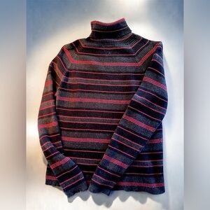 Vintage Marsh Landing Striped Turtleneck Knit, size M